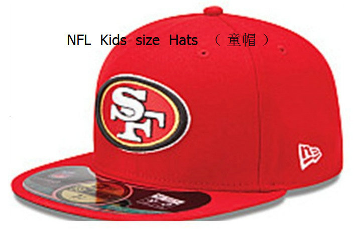 Kids San Francisco 49ers Red Fitted Hat 60D 0721